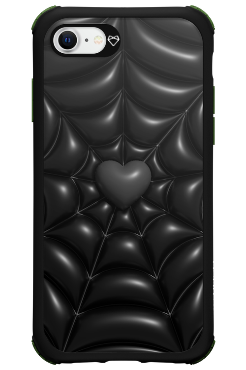 Black Spider Heart - Apple iPhone SE 2022