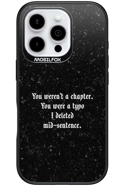 A Typo - Apple iPhone 16 Pro