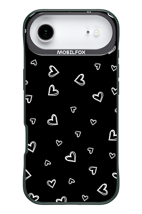 Monochrome Hearts 2.0 - Apple iPhone 17 Air
