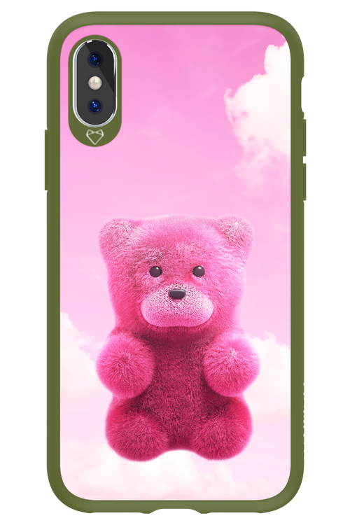 Pinky Bear Clouds - Apple iPhone X