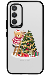 Christmas Bear (Transparent) - Samsung Galaxy A34