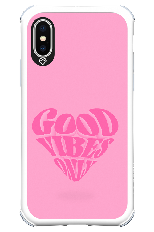 Good Vibes Heart - Apple iPhone XS