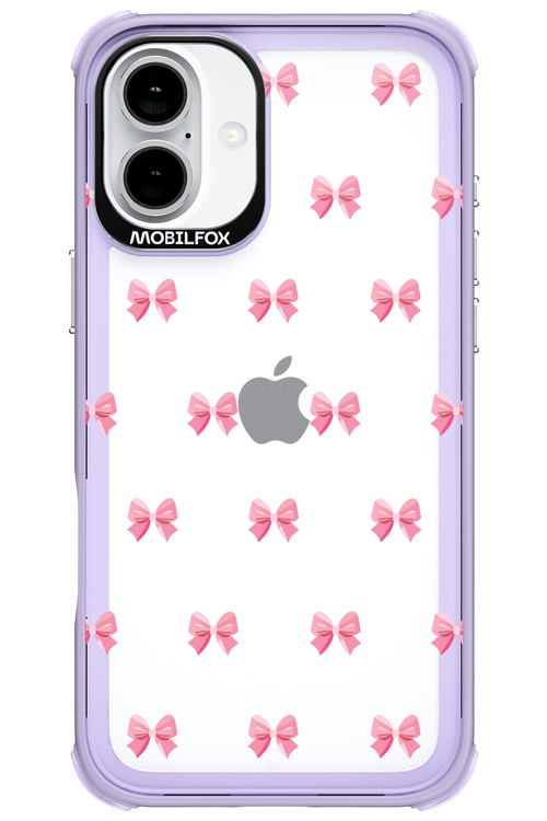 Pinky Bow - Apple iPhone 16 Plus
