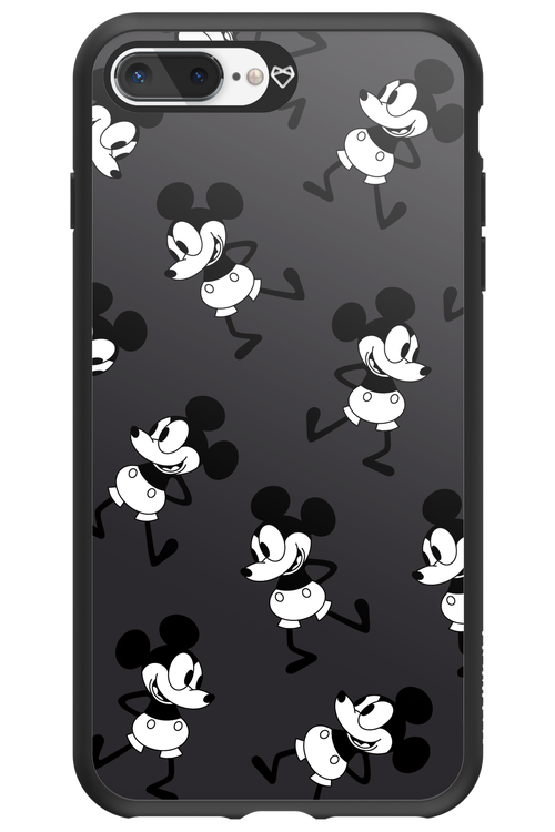 Iconic Mouse (antracite pattern) - Apple iPhone 7 Plus