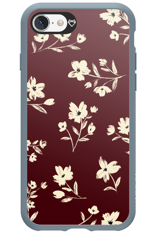 Bloom of Burgundy - Apple iPhone 8