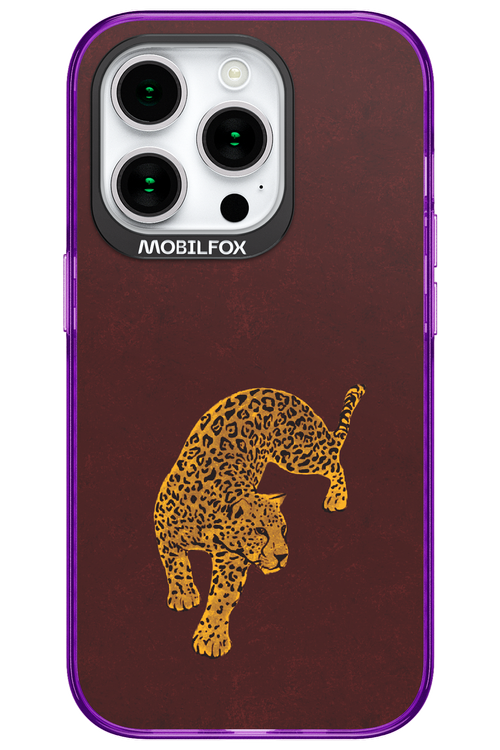 Burgundy Leopard - Apple iPhone 15 Pro