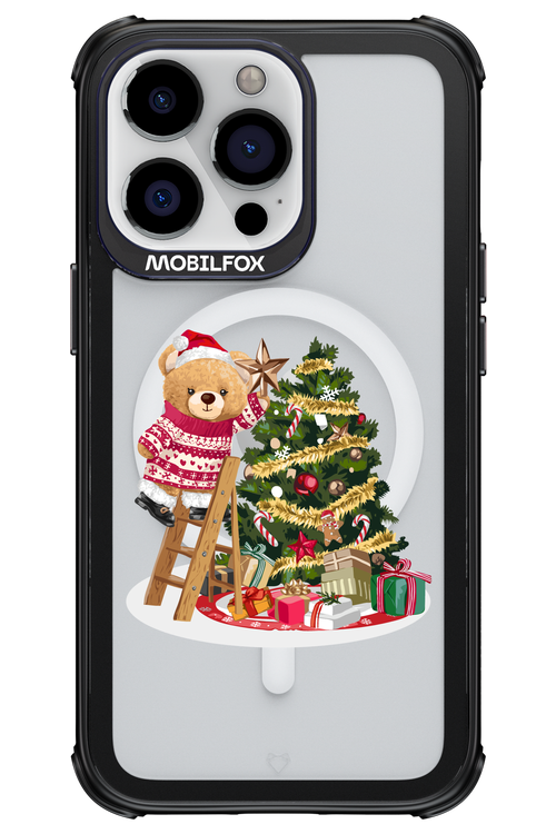 Christmas Bear (Transparent) - Apple iPhone 13 Pro
