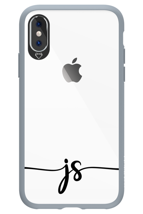 JS Monogram - Apple iPhone X