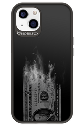 Money Burn B&W - Apple iPhone 13