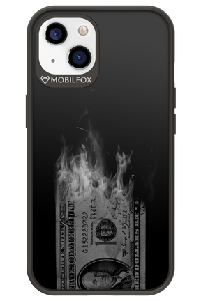Money Burn B&W - Apple iPhone 13
