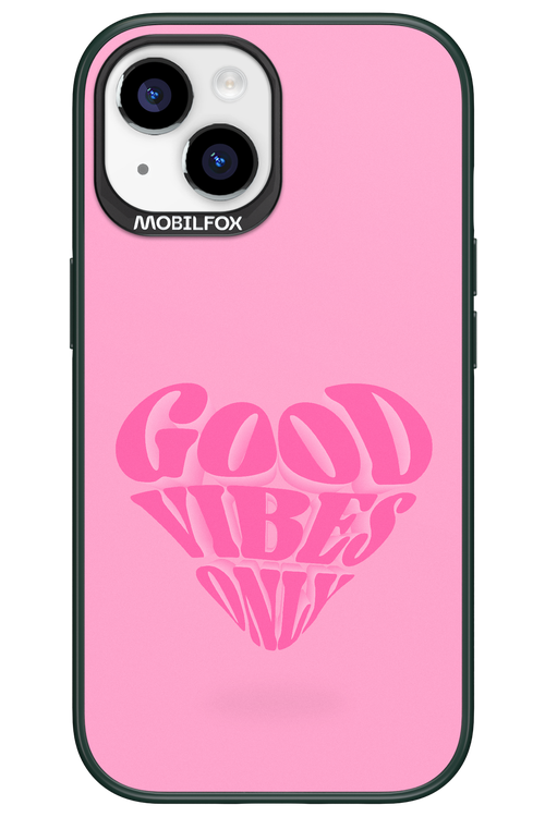 Good Vibes Heart - Apple iPhone 15