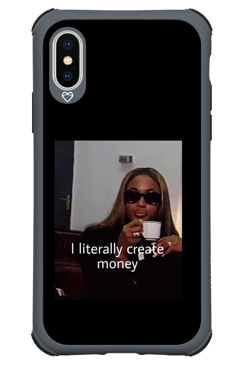 I literally create money - Apple iPhone X