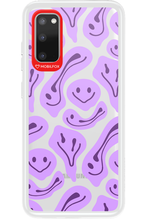 Fluid Smiley Purple - Samsung Galaxy S20