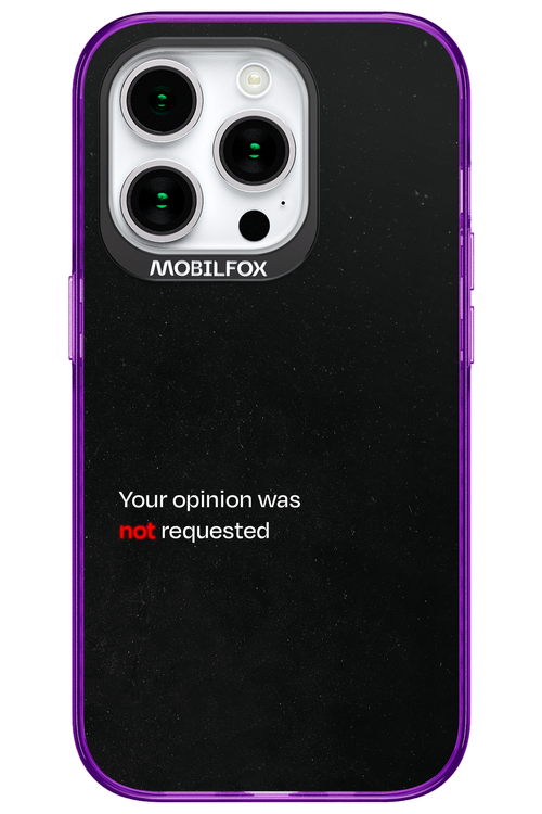 Not Requested 2.0 - Apple iPhone 15 Pro