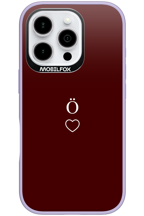 O Burgundia II 2.0 - Apple iPhone 16 Pro
