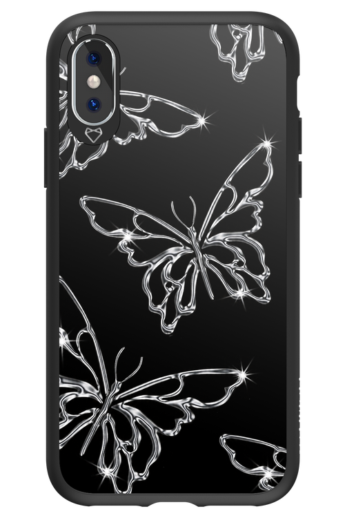 Silver Butterfly 2.0 - Apple iPhone X