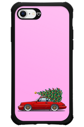 XMAS Car Pink - Apple iPhone SE 2020