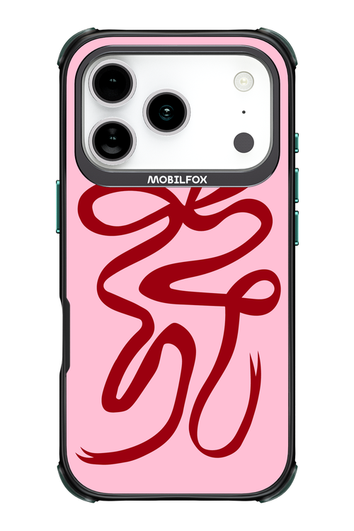Burgundy Bow - Apple iPhone 17 Pro