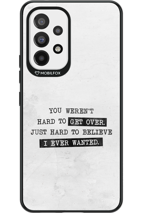 Hard to Believe - Samsung Galaxy A53