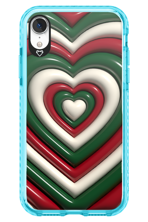 XMAS Hearts - Apple iPhone XR
