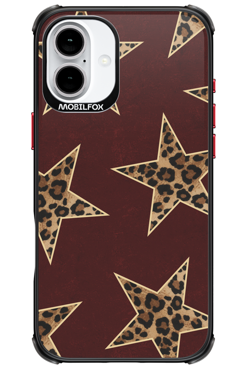 Wild Stars Burgundy - Apple iPhone 16 Plus