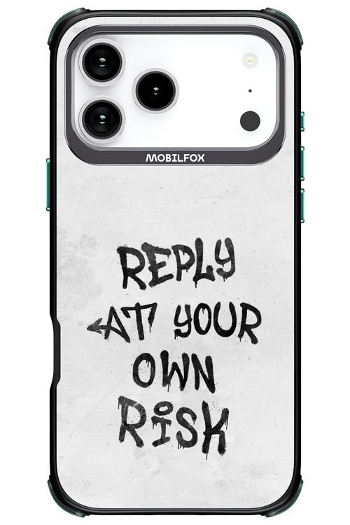 At Your Own Risk 2.0 - Apple iPhone 17 Pro Max