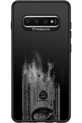 Money Burn B&W 2.0 - Samsung Galaxy S10+