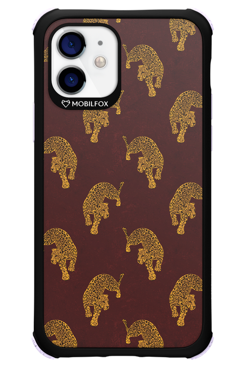 Burgundy Leopard Pattern - Apple iPhone 12