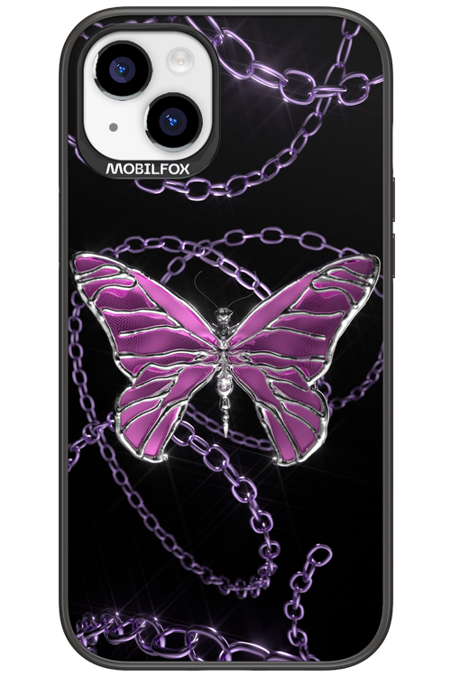 Butterfly Necklace - Apple iPhone 15 Plus