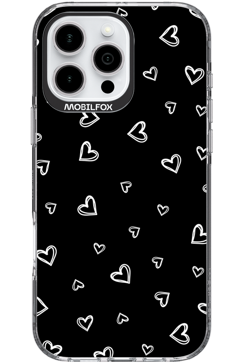 Monochrome Hearts 2.0 - Apple iPhone 16 Pro Max