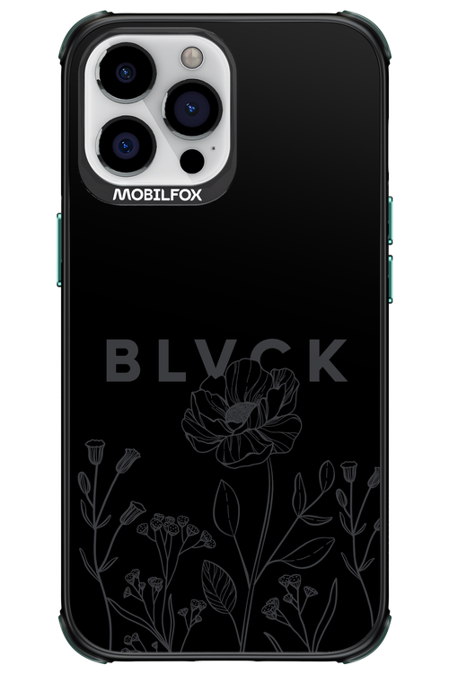 Black Flowers - Apple iPhone 13 Pro Max