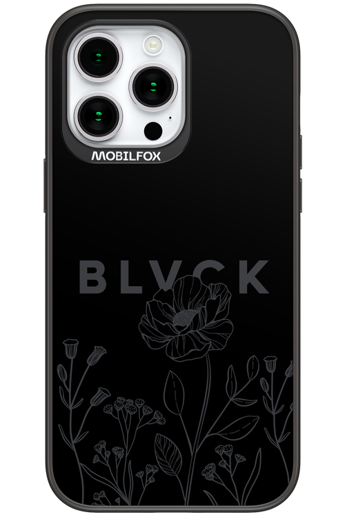 Black Flowers - Apple iPhone 15 Pro Max