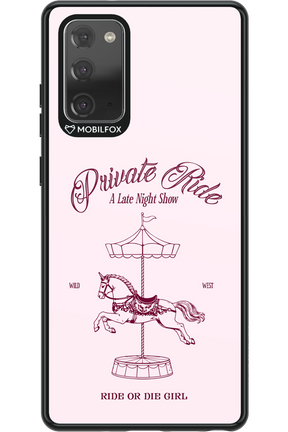 Private Ride 2.0 - Samsung Galaxy Note 20