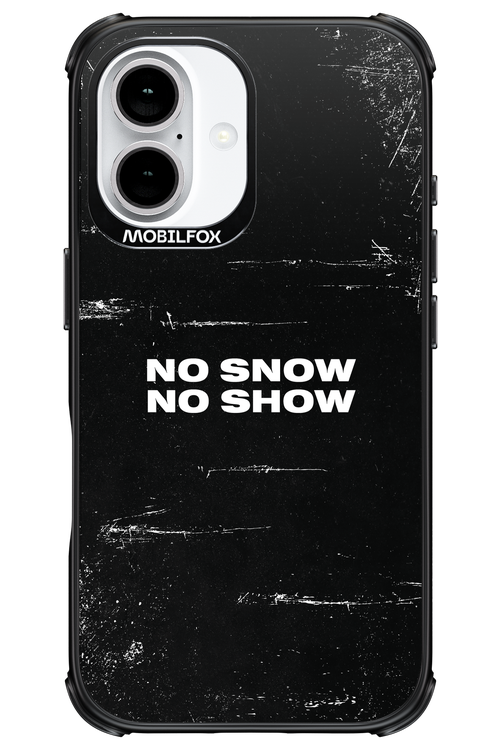 No snow, no show - Apple iPhone 16
