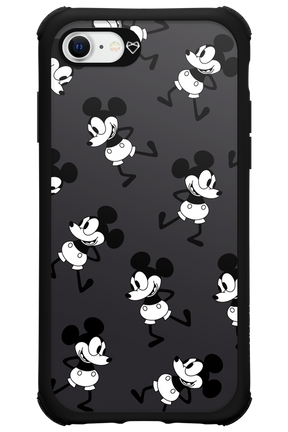 Iconic Mouse (antracite pattern) - Apple iPhone SE 2020