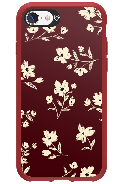 Bloom of Burgundy - Apple iPhone 8