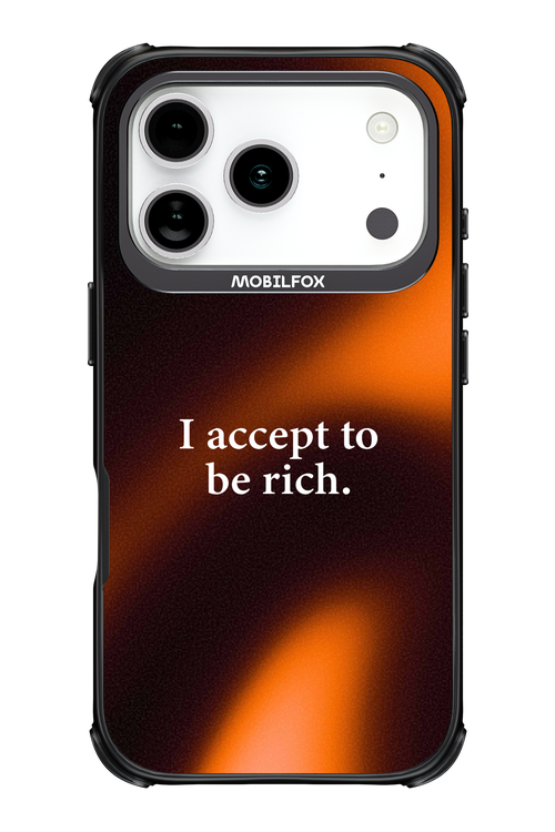 I accept to be rich - Apple iPhone 17 Pro