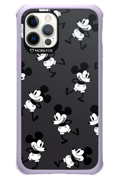 Iconic Mouse (antracite pattern) - Apple iPhone 12 Pro