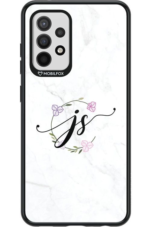 JS Monogram White - Samsung Galaxy A52 / A52 5G / A52s