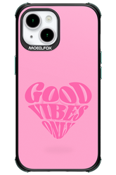 Good Vibes Heart - Apple iPhone 15