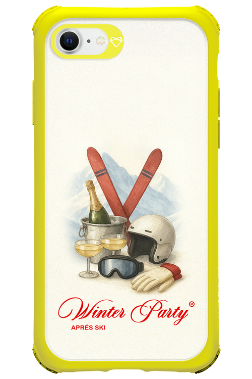 Winter Ski Party - Apple iPhone 8