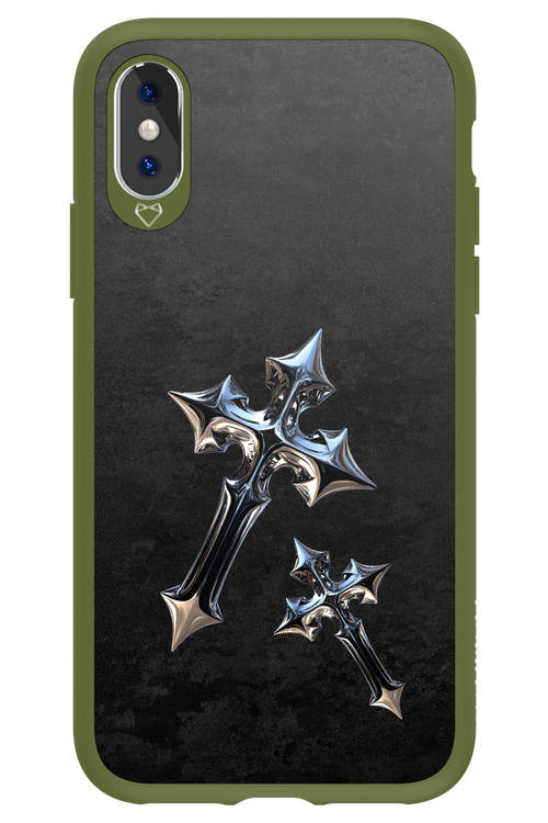 Chrome Crosses - Apple iPhone XS
