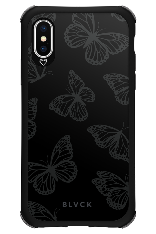 Black Butterflies - Apple iPhone X