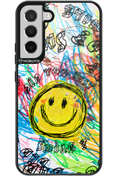 Crayon Smiley Colorful - Samsung Galaxy S22+