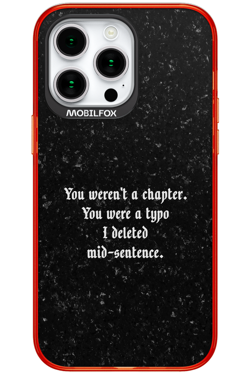 A Typo - Apple iPhone 15 Pro Max