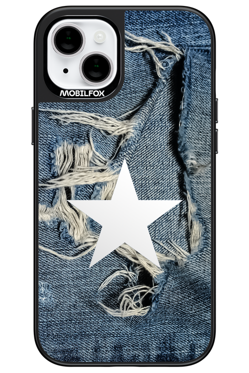 Star Denim Mirror - Apple iPhone 15 Plus