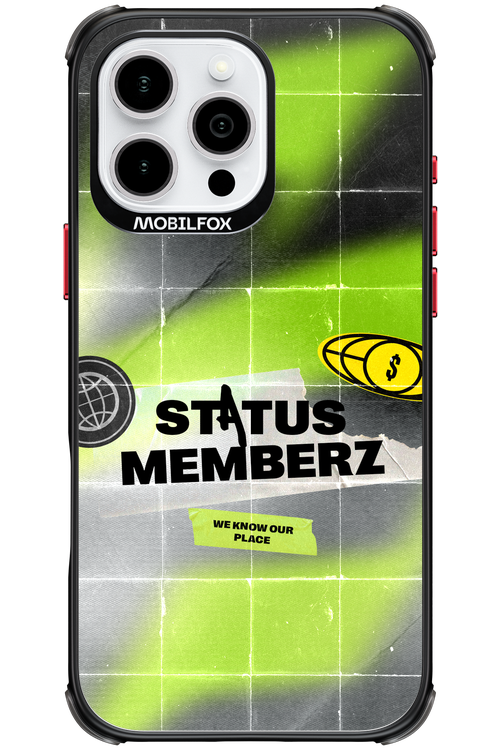 Status Memberz - Apple iPhone 16 Pro Max