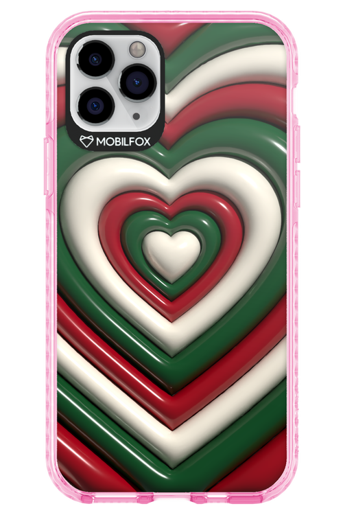 XMAS Hearts - Apple iPhone 11 Pro