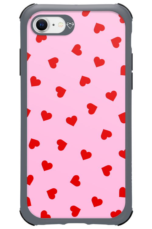 Sprinkle Heart Pink - Apple iPhone SE 2020