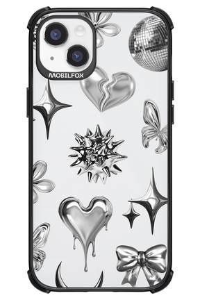 Silver Zone Transparent - Apple iPhone 14 Plus